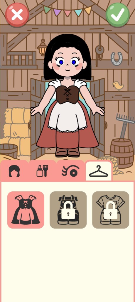 Avatar customization wardrobe