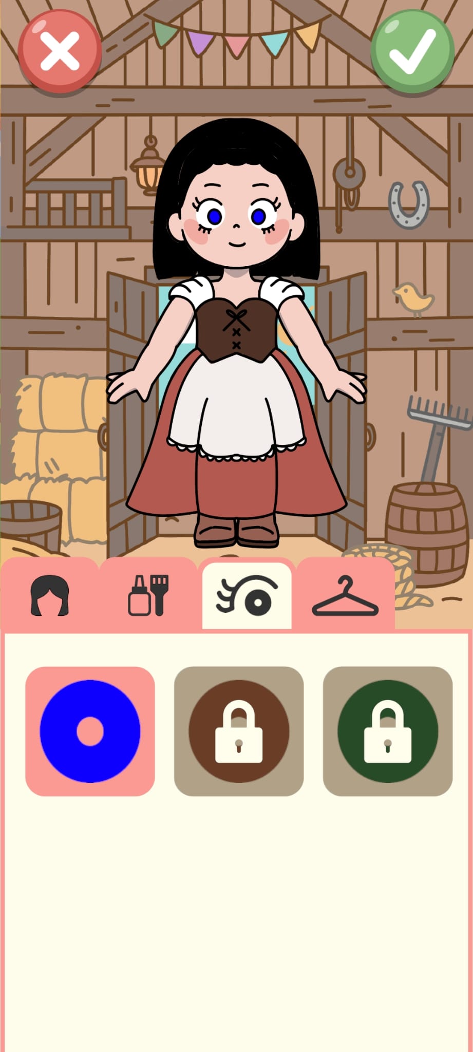 Avatar customization eye-color